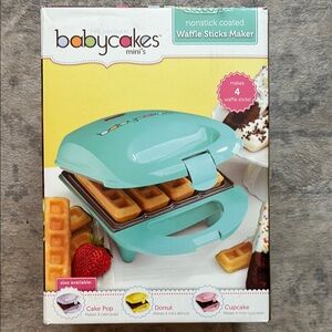 Mini's Nonstick Waffle Sticks Maker - Blue